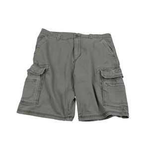 Unionbay Mens 36 Cargo Shorts Olive Green Baggy Y2k Grunge Skater Outdoor Camp